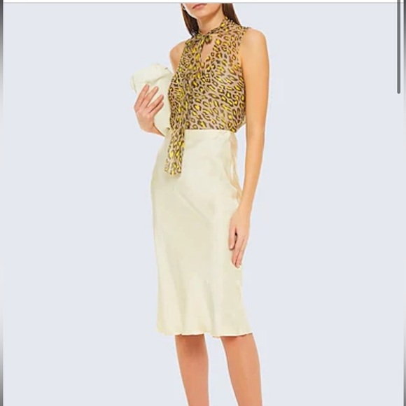 Theory Silk leopard print top - Picture 6 of 13